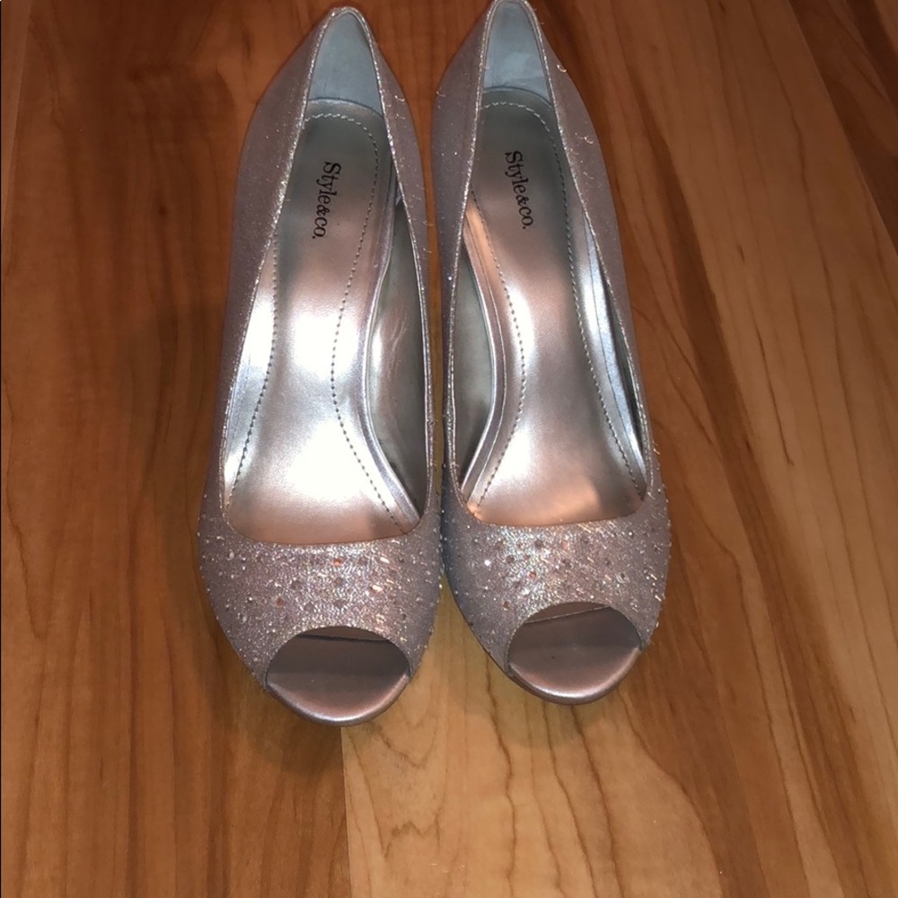 sparkly heels
